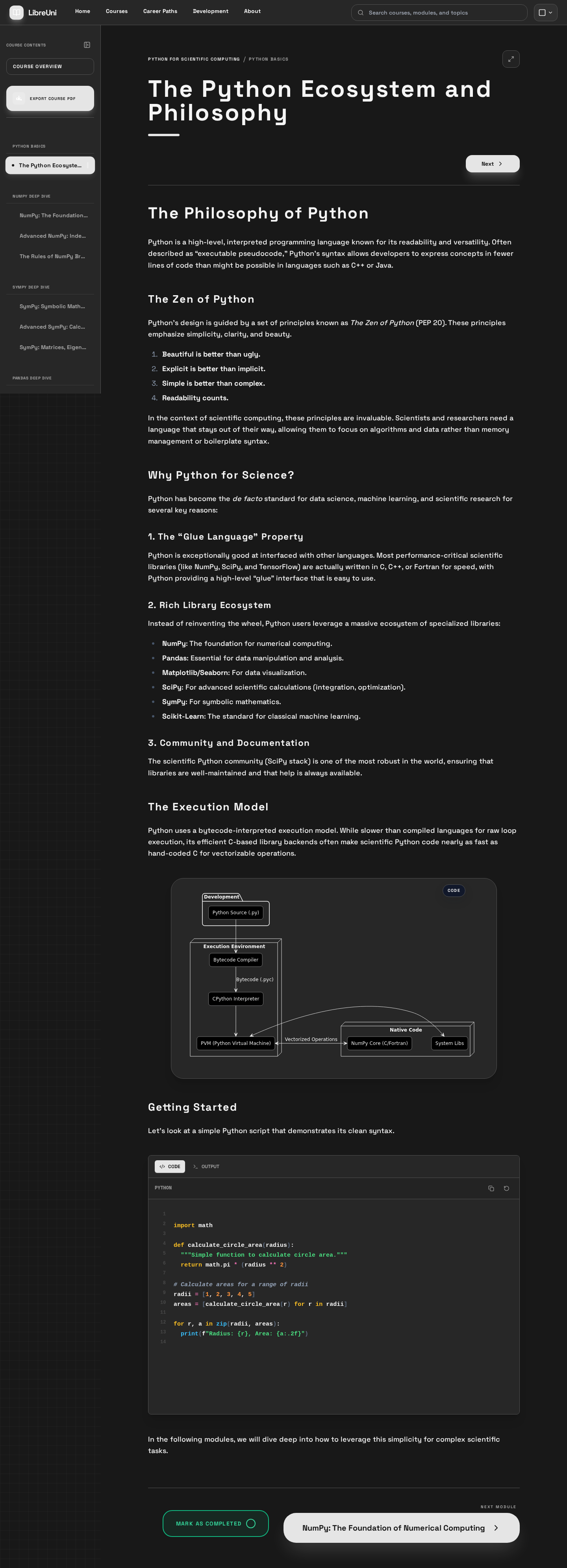 Python Lesson (Monochrome Dark) desktop screenshot
